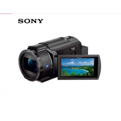 索尼（SONY）FDR-AX45A 家用/直播4K高清數(shù)碼攝像機 /DV/攝影機/錄像機（含128G卡+三腳架+包+UV鏡）